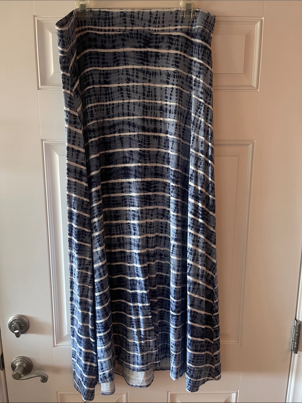 Torrid Blue Tie-Dye Maxi Skirt